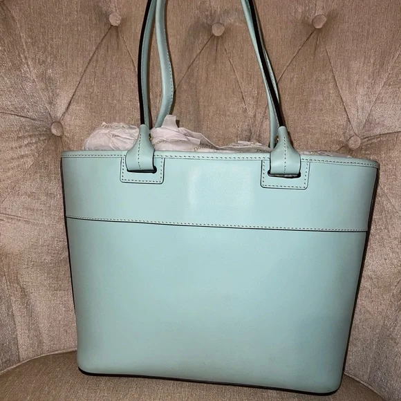 Dooney & Bourke Pale Blue Beacon Zip Tote - Picture 4 of 15